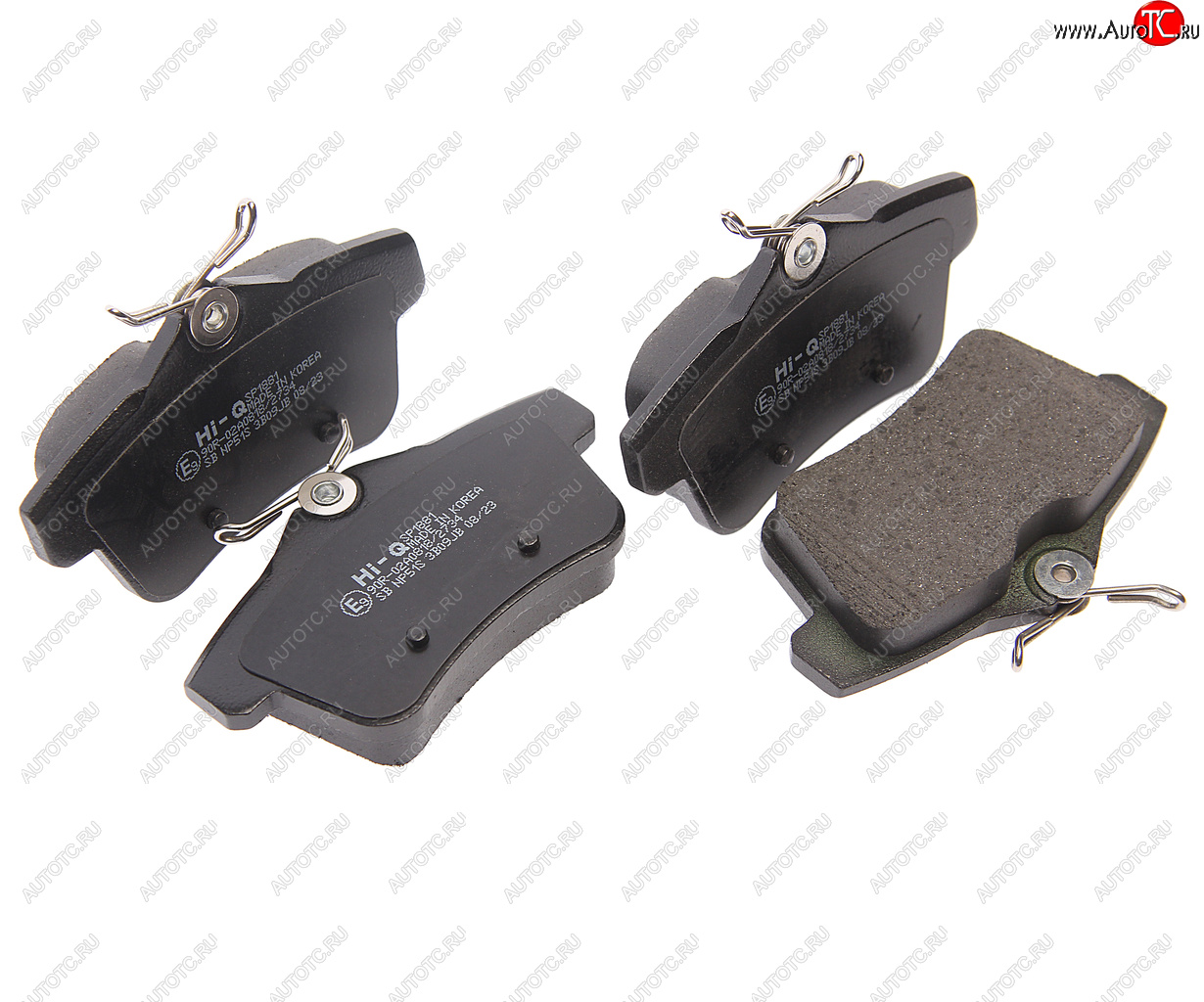 1 679 р. Колодки тормозные задние (4шт.) SANGSIN CITROEN C4 Grand Picasso (2006-2014)  с доставкой в г. Чебоксары