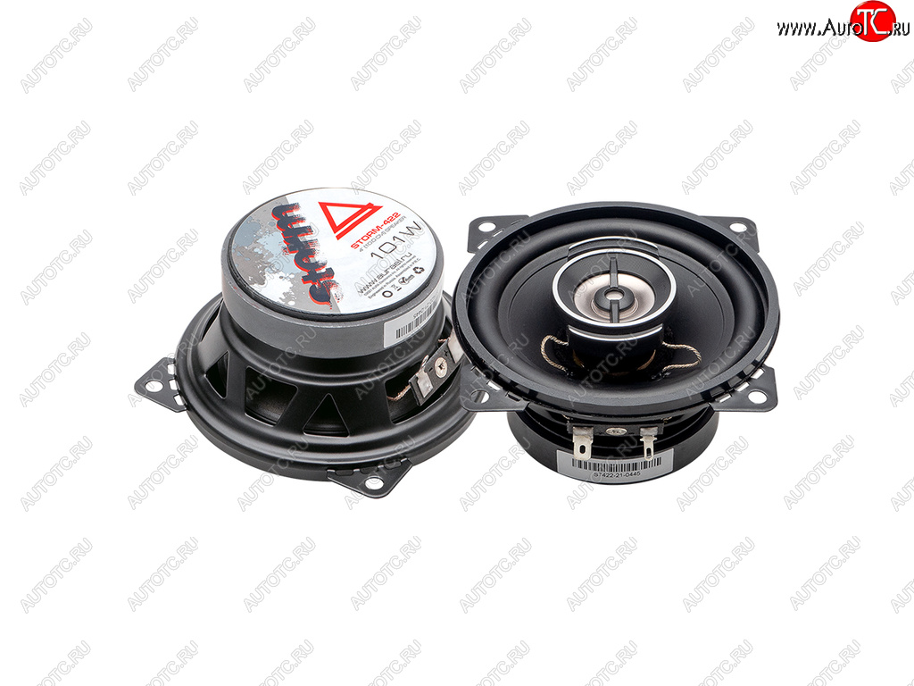 2 399 р. Колонки коаксиальные (2-х полосные, Ø4 (10 см), 51 ВТ) AURA STORM-422 RAM 1500 DJ,DS пикап (2011-2018)  с доставкой в г. Чебоксары