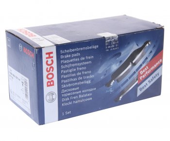 6 099 р. Колодки тормозные передние (4шт.) BOSCH BMW X5 E70 дорестайлинг (2006-2010)  с доставкой в г. Чебоксары. Увеличить фотографию 3