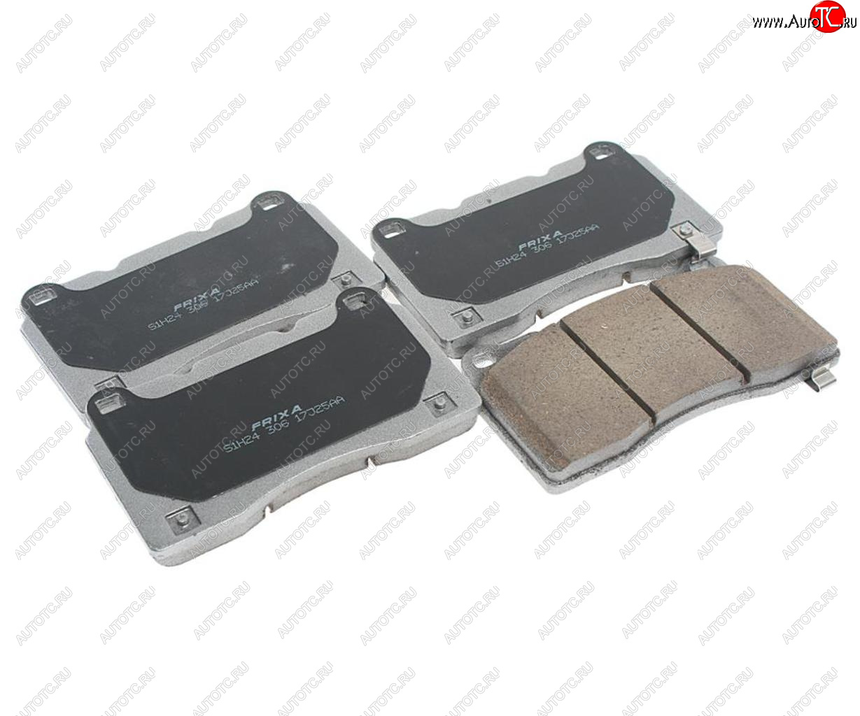 4 649 р. Колодки тормозные передние (4шт.) HANKOOK FRIXA Subaru Impreza WRX STI VA,V10 седан дорестайлинг (2014-2017)  с доставкой в г. Чебоксары