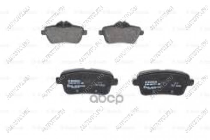 2 699 р. Колодки тормозные задние (4шт.) BOSCH Mercedes-Benz ML class W166 (2011-2015)  с доставкой в г. Чебоксары