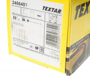 3 169 р. Колодки тормозные задние (4шт.) TEXTAR Toyota Auris E150 хэтчбэк 5 дв. дорестайлинг (2006-2010)  с доставкой в г. Чебоксары. Увеличить фотографию 3