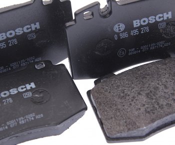 4 499 р. Колодки тормозные передние (4шт.) BOSCH Mercedes-Benz E-Class W211 дорестайлинг седан (2002-2006)  с доставкой в г. Чебоксары. Увеличить фотографию 2
