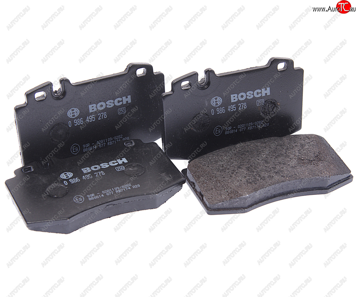 4 499 р. Колодки тормозные передние (4шт.) BOSCH Mercedes-Benz E-Class W211 дорестайлинг седан (2002-2006)  с доставкой в г. Чебоксары