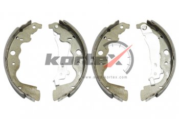 2 349 р. Колодки тормозные задние барабанные (4шт.) KORTEX Renault Kangoo KW0 дорестайлинг (2008-2013)  с доставкой в г. Чебоксары. Увеличить фотографию 2