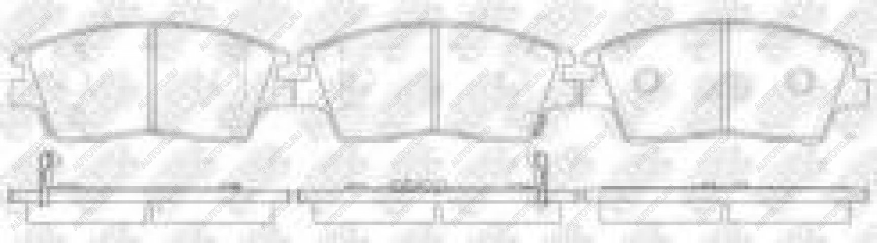 3 299 р. Колодки тормозные передние (4шт.) NIBK Hyundai Tucson TL рестайлинг (2018-2021)  с доставкой в г. Чебоксары