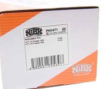 3 269 р. Колодки тормозные передние (4шт.) NIBK Peugeot Partner B9 дорестайлинг (2008-2012)  с доставкой в г. Чебоксары. Увеличить фотографию 4