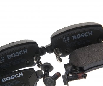 1 899 р. Колодки тормозные задние (4шт.) BOSCH Opel Zafira A (1999-2006)  с доставкой в г. Чебоксары. Увеличить фотографию 2
