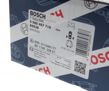 3 589 р. Колодки тормозные задние барабанные 4шт. BOSCH Mercedes-Benz Vito W639 рестайлинг (2010-2014)  с доставкой в г. Чебоксары. Увеличить фотографию 4