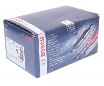 3 299 р. Колодки тормозные передние (4шт.) BOSCH Mitsubishi Pajero 4 V80 дорестайлинг (2006-2011)  с доставкой в г. Чебоксары. Увеличить фотографию 3