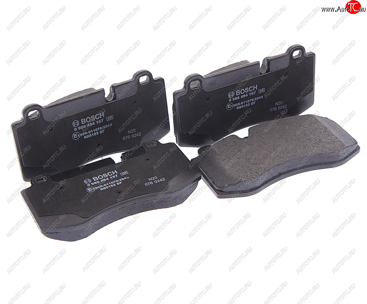 3 699 р. Колодки тормозные передние (4шт.) BOSCH Mercedes-Benz E-Class W211 дорестайлинг седан (2002-2006)  с доставкой в г. Чебоксары