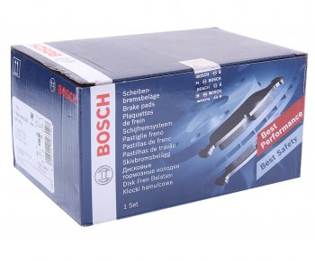 3 499 р. Колодки тормозные передние (4шт.) BOSCH Peugeot 308 T7 универсал дорестайлинг (2007-2011)  с доставкой в г. Чебоксары. Увеличить фотографию 3