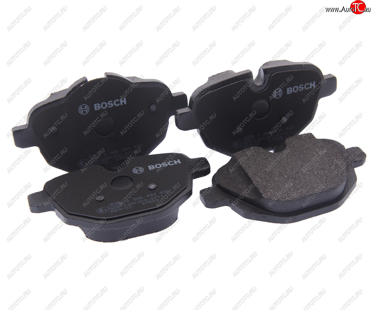 3 699 р. Колодки тормозные задние (4шт.) BOSCH BMW X3 F25 дорестайлинг (2010-2014)  с доставкой в г. Чебоксары