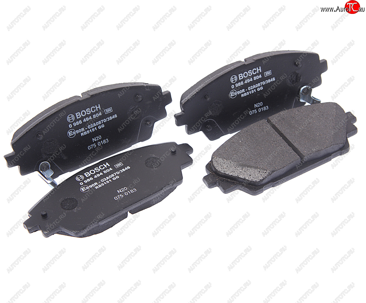2 599 р. Колодки тормозные передние (4шт.) BOSCH Mazda 3/Axela BM дорестайлинг седан (2013-2016)  с доставкой в г. Чебоксары