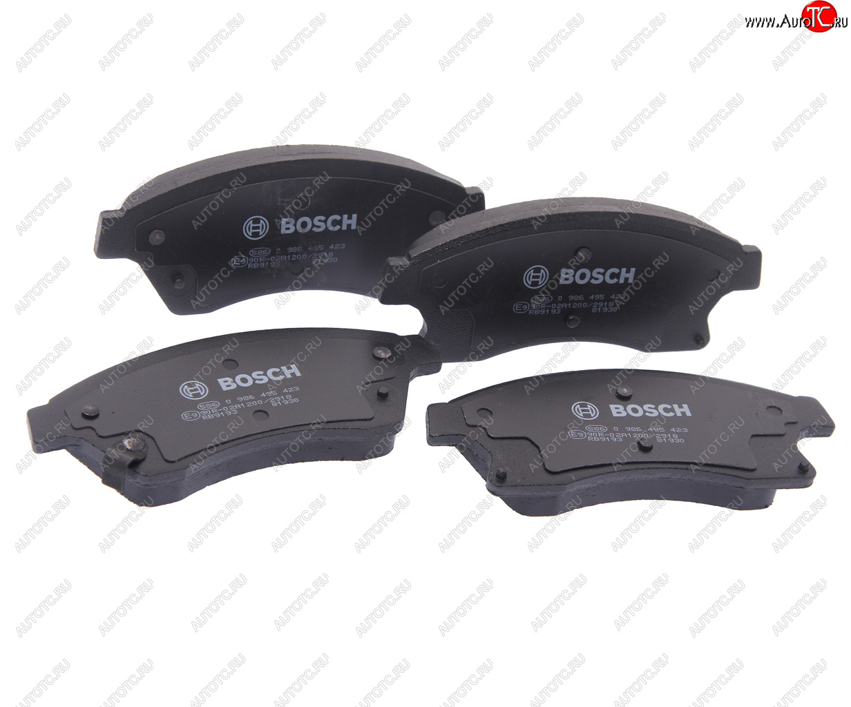 2 399 р. Колодки тормозные передние (4шт.) BOSCH Chevrolet Aveo T300 седан (2011-2015)  с доставкой в г. Чебоксары