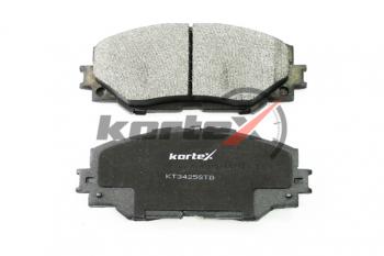 1 559 р. Колодки тормозные передние (4шт.) KORTEX Toyota Corolla E150 седан дорестайлинг (2006-2010)  с доставкой в г. Чебоксары. Увеличить фотографию 3
