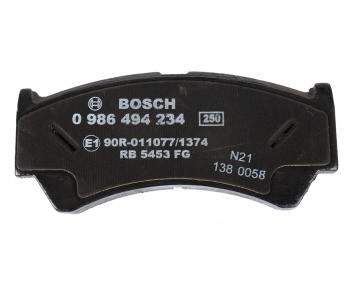 2 999 р. Колодки тормозные передние (4шт.) BOSCH Suzuki Baleno (2016-2025)  с доставкой в г. Чебоксары. Увеличить фотографию 2