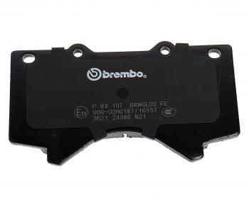 4 599 р. Колодки тормозные передние (4шт.) BREMBO Toyota Land Cruiser 200 дорестайлинг (2007-2012)  с доставкой в г. Чебоксары. Увеличить фотографию 3