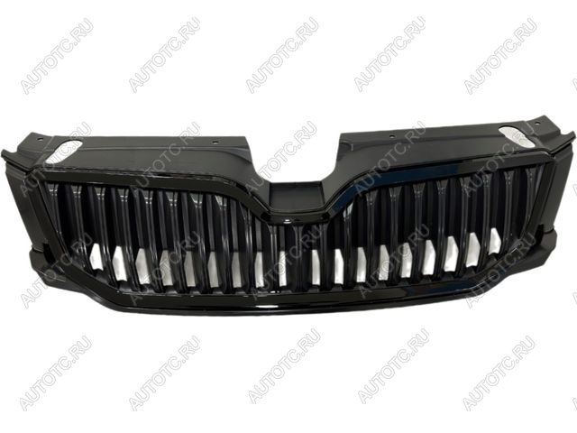 2 899 р. Решетка радиатора (пр-во Китай) BODYPARTS Skoda Octavia A7 дорестайлинг лифтбэк (2012-2017) (молдинг черный)  с доставкой в г. Чебоксары
