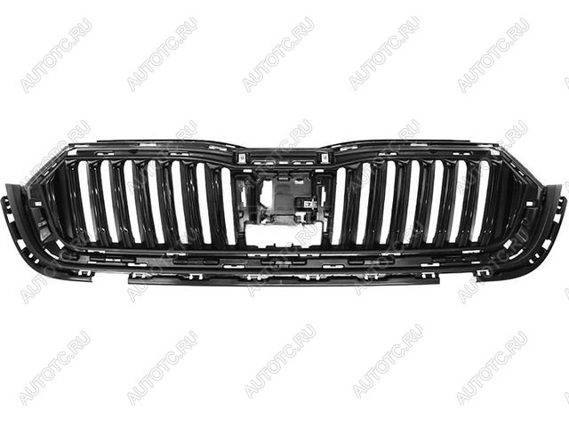 4 299 р. Решетка радиатора (пр-во Китай) BODYPARTS Skoda Octavia A8 универсал (2019-2022) (молдинг хром)  с доставкой в г. Чебоксары
