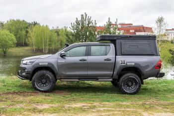 271 309 р. Кунг алюминиевый с интегрированной палаткой PINGWEI для Toyota Hilux 2015+  c-0001-1  с доставкой в г. Чебоксары. Увеличить фотографию 5