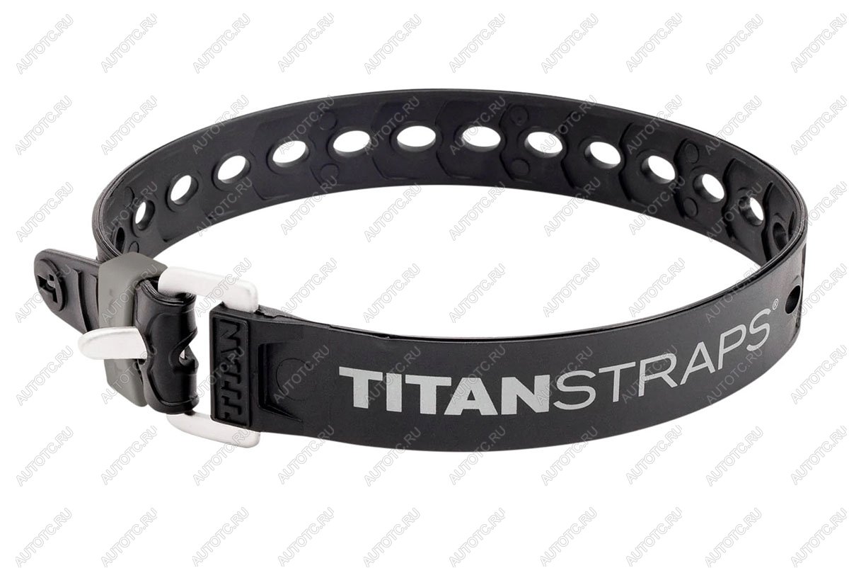 2 149 р. Ремень крепёжный TitanStraps Super Straps черный L = 64 см (Dmax = 18,4 см, Dmin = 4,5 см)  ts-0925-blk  с доставкой в г. Чебоксары