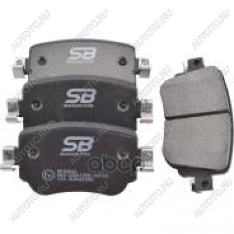 3 799 р. Колодки тормозные задние BREMBO Skoda Octavia A7 дорестайлинг лифтбэк (2012-2017)  с доставкой в г. Чебоксары
