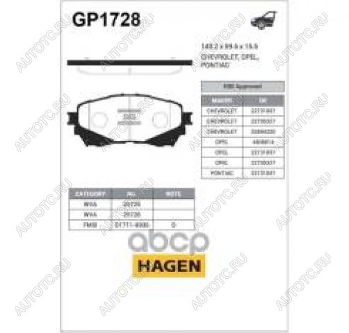 2 899 р. Колодки тормозные передние (4шт.) SANGSIN Mazda 6 GJ дорестайлинг седан (2012-2015)  с доставкой в г. Чебоксары