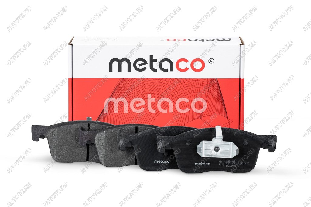3 199 р. Колодки тормозные передние (4шт.) METACO CITROEN Jumper 230 (1994-2002)  с доставкой в г. Чебоксары