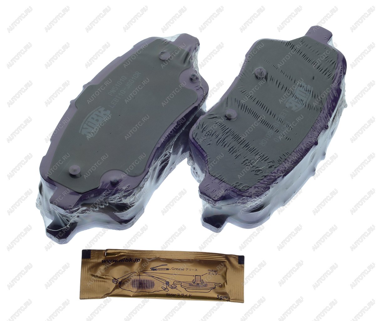 2 459 р. Колодки тормозные передние (4шт.) NIBK Ford Fiesta 6 седан рестайлинг (2012-2019)  с доставкой в г. Чебоксары