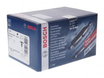 3 599 р. Колодки тормозные задние 4шт. BOSCH Volkswagen Polo 5 седан дорестайлинг (2009-2015)  с доставкой в г. Чебоксары. Увеличить фотографию 2