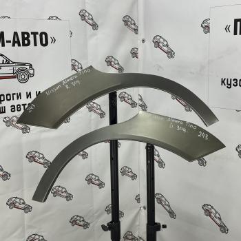 Ремкомплект внешних задних арок (2 шт) ПОРОГИ-АВТО Nissan Tino (1998-2003) V10 доресталийнг (холоднокатаная сталь 0,8мм)