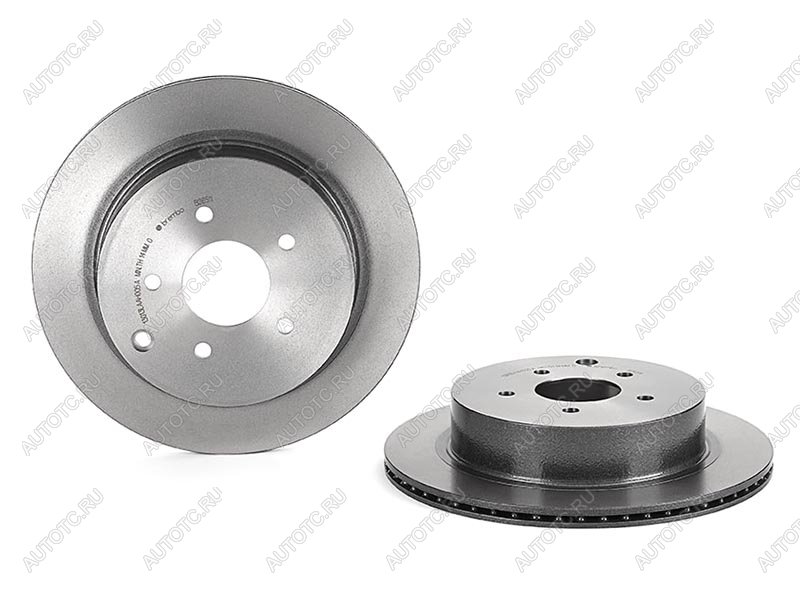11 399 р. Диск тормозной задний Ø260 BREMBO INFINITI EX35 J50 (2007-2013)  с доставкой в г. Чебоксары