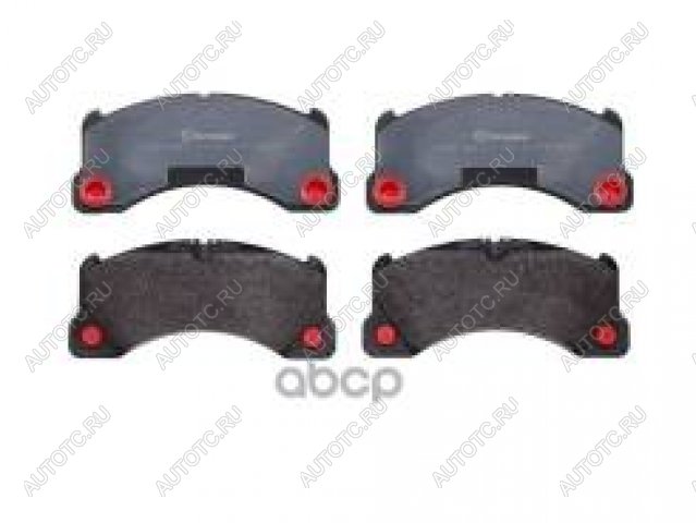 18 449 р. Колодки тормозные передние (4шт.) BREMBO Porsche Cayenne 957 (2007-2010)  с доставкой в г. Чебоксары