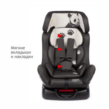 8 549 р. Автокресло детское 0-25кг (0+/I-II, 0-7лет) Диона SIGER Cadillac ATS седан рестайлинг (2015-2016) (серо-бежевое панда)  с доставкой в г. Чебоксары. Увеличить фотографию 3