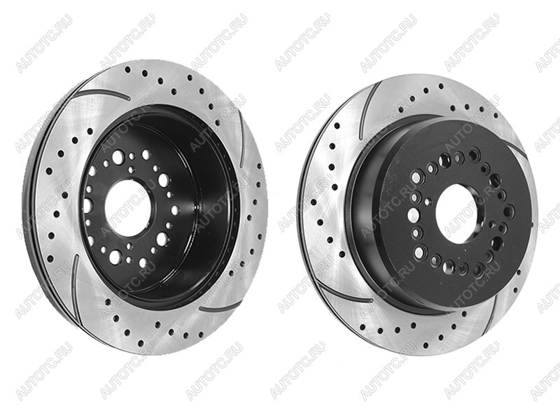 8 549 р. Диск тормозной задний перфорированный Ø274mm SAT  Toyota Mark 2 X80 седан (1988-1996)  с доставкой в г. Чебоксары