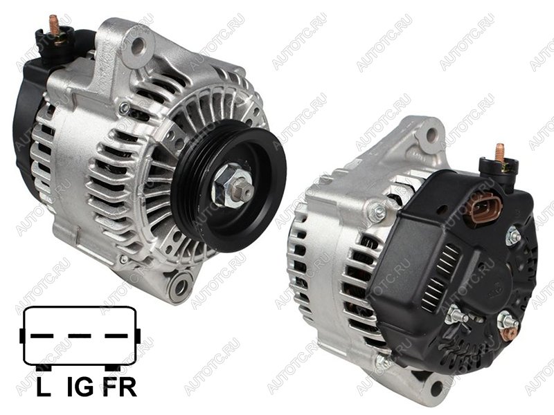 11 299 р. Генератор HONDA CR-V RD1/RD3 2.0 95-02 B20B/B20Z1 12V 95A SAT ST-85-0070, st850070 SAT ST-85-0070  с доставкой в г. Чебоксары