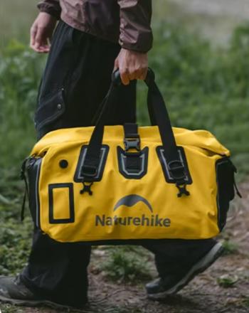 5 719 р. Гермосумка Naturehike 40 л ПВХ (желтая)  cnk2450xb015-40y  с доставкой в г. Чебоксары. Увеличить фотографию 11