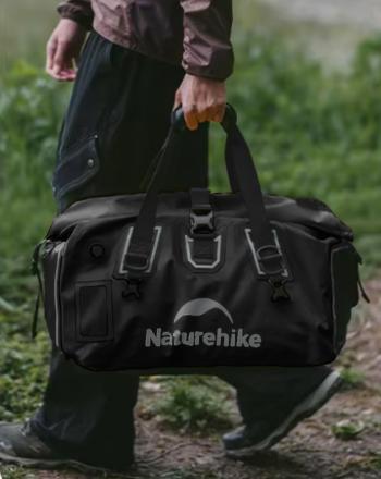 5 719 р. Гермосумка Naturehike 40 л ПВХ (черная)  cnk2450xb015-40b  с доставкой в г. Чебоксары. Увеличить фотографию 10