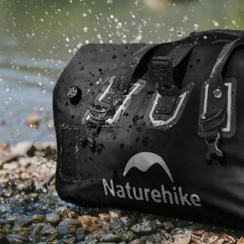 5 719 р. Гермосумка Naturehike 40 л ПВХ (черная)  cnk2450xb015-40b  с доставкой в г. Чебоксары. Увеличить фотографию 9