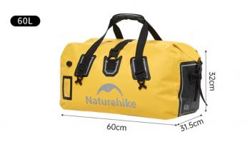 6 399 р. Гермосумка Naturehike 60 л ПВХ (желтая)  cnk2450xb015-60y  с доставкой в г. Чебоксары. Увеличить фотографию 2