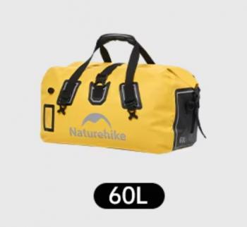 6 399 р. Гермосумка Naturehike 60 л ПВХ (желтая)  cnk2450xb015-60y  с доставкой в г. Чебоксары. Увеличить фотографию 3
