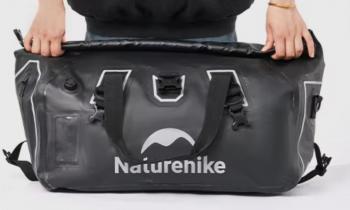 6 399 р. Гермосумка Naturehike 60 л ПВХ (черная)  cnk2450xb015-60b  с доставкой в г. Чебоксары. Увеличить фотографию 4