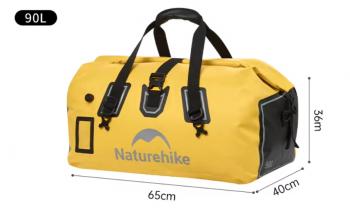 6 899 р. Гермосумка Naturehike 90 л ПВХ (желтая)  cnk2450xb015-90y  с доставкой в г. Чебоксары. Увеличить фотографию 2