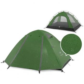 9 399 р. Палатка Naturehike P-Series 2-местная, алюминиевый каркас, зеленая  nh18z022-p-2gr  с доставкой в г. Чебоксары. Увеличить фотографию 2
