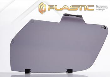2 159 р. Защита фар CA-Plastic Fiat Punto 199 хэтчбэк 5 дв. дорестайлинг (2005-2012) (серия Classic полупрозрачный)  с доставкой в г. Чебоксары. Увеличить фотографию 2