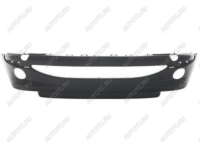 3 659 р. Бампер передний (без отверстий под ПТФ, Италия) BodyParts Peugeot 206 хэтчбэк 5 дв. 2AC дорестайлинг (1998-2003) (неокрашенный)  с доставкой в г. Чебоксары