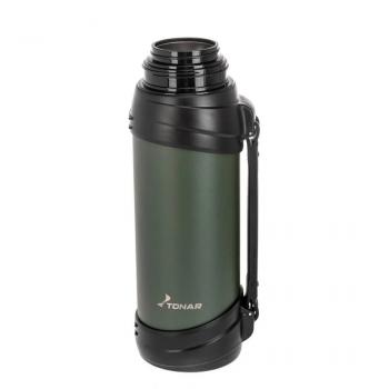 2 119 р. Термос ТОНАР 2000ML хаки (дополн.пласт.чашка, ручка)  t-kd-938-2  с доставкой в г. Чебоксары. Увеличить фотографию 5
