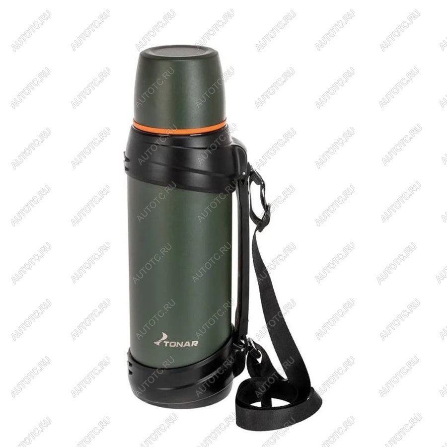 2 119 р. Термос ТОНАР 2000ML хаки (дополн.пласт.чашка, ручка)  t-kd-938-2  с доставкой в г. Чебоксары