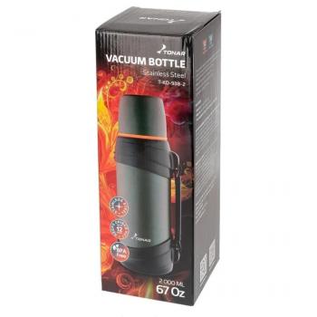 2 119 р. Термос ТОНАР 2000ML хаки (дополн.пласт.чашка, ручка)  t-kd-938-2  с доставкой в г. Чебоксары. Увеличить фотографию 11